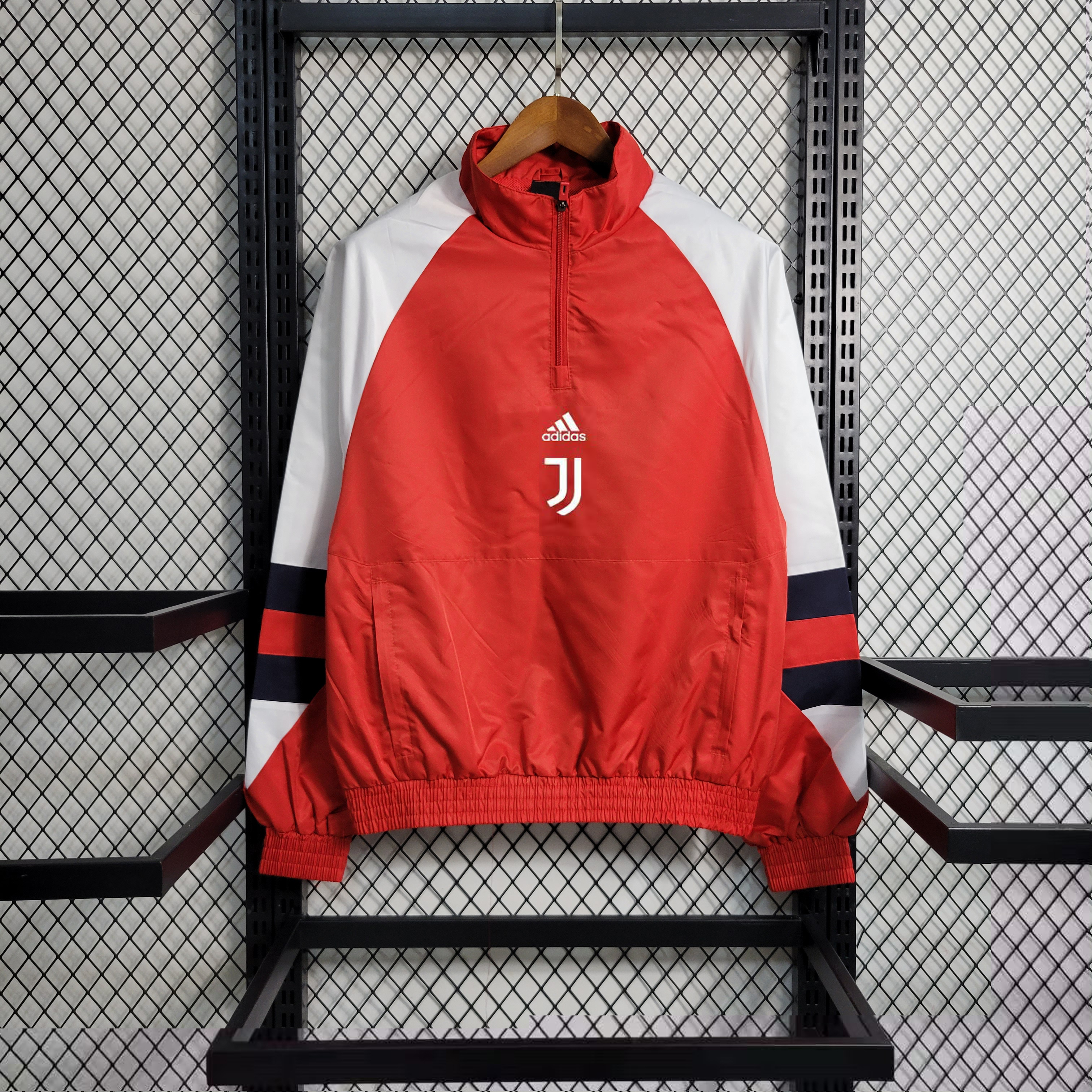 23-24 Juventus Red Windbreaker S-XXL